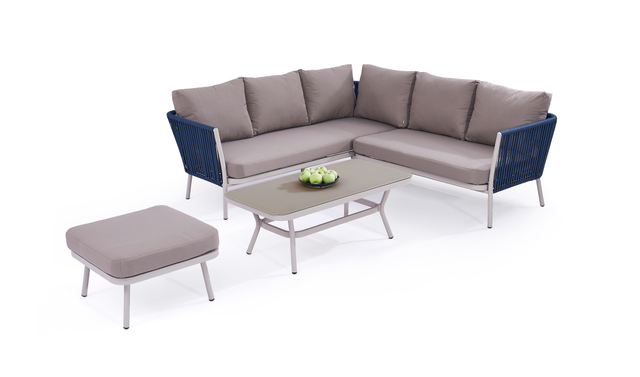 होटल आउटडोर रस्सी सोफा फर्नीचर